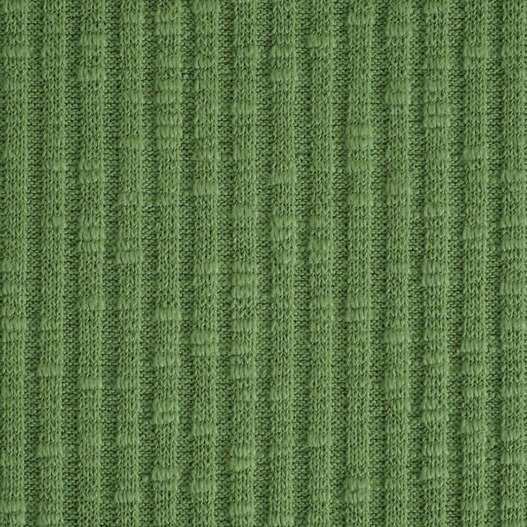Vintage Strickstoff Längsrippe apfelgrün